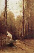 Pataky, Laszlo Parth in the Woods of Fontainebleau France oil painting artist